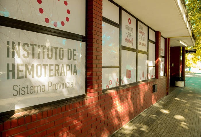 El instituto provincial de Hemoterapia