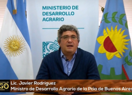 Rodríguez destacó que se espera una "muy buena" campaña de trigo en la Provincia