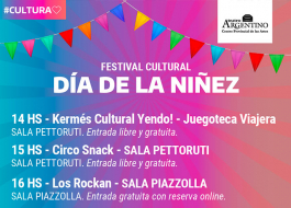 Festival Cultural por el Día de  la Niñez en el Teatro Argentino