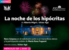 La noche de los hipócritas llega a “Cultura en Escena en el Argentino”
