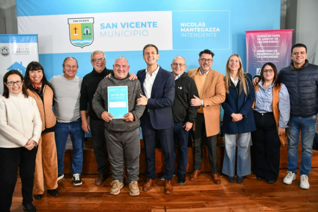 Entrega de escrituras.