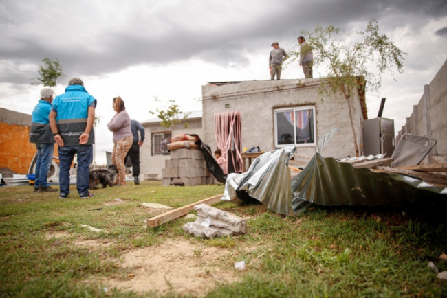 Por el escenario de emergencia