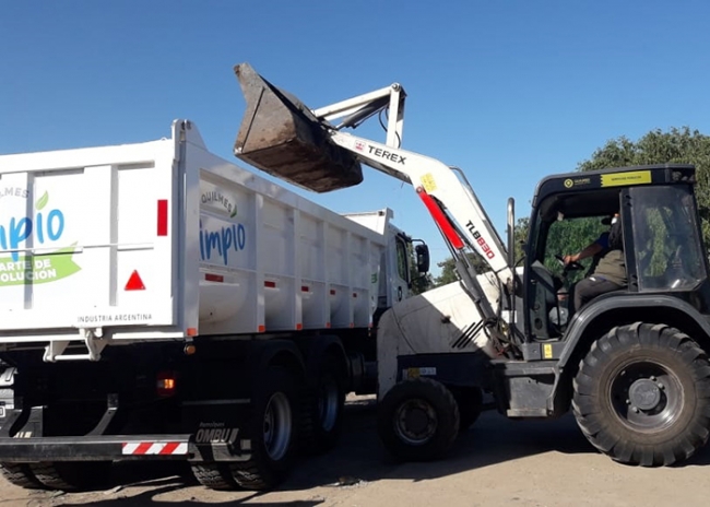 Operativo de limpieza de arroyos en Quilmes