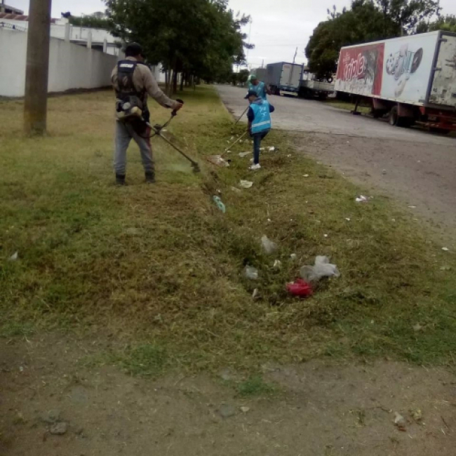 Limpieza de arroyos en Brandsen