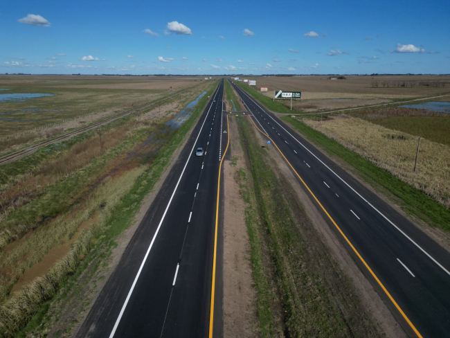 La Provincia avanza con obras en 627,2 km de rutas hacia la Costa Atlántica