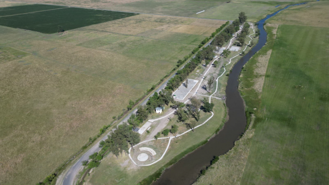 Katopodis recorrió obras hídricas y de espacio público en Suipacha