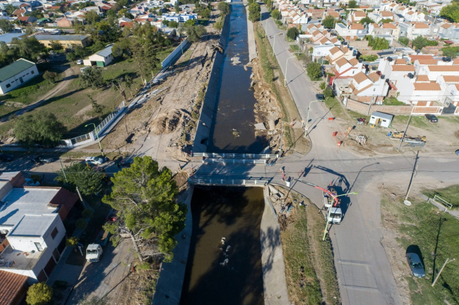 El Ministerio de Infraestructura comenzó con la reconstrucción de Bahía Blanca