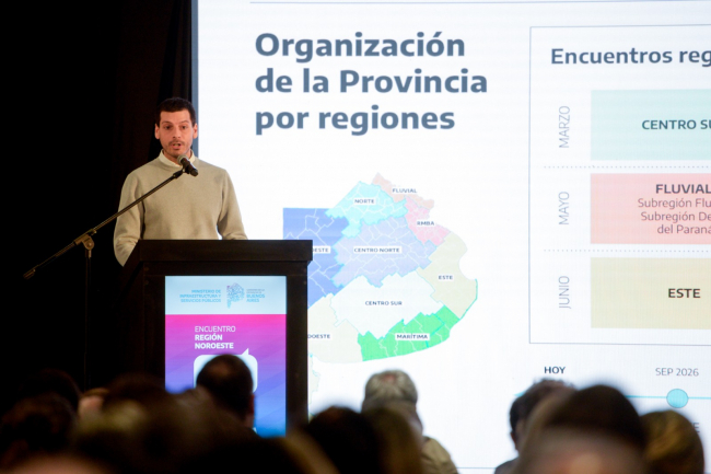 Katopodis convocó a construir una agenda para el futuro de la Región Noroeste