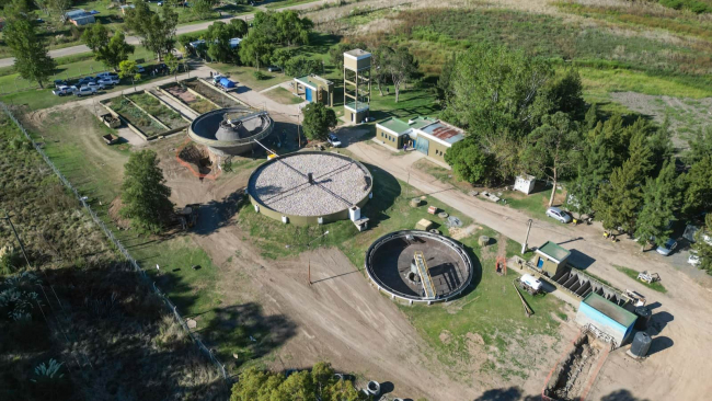 Katopodis recorrió obras hídricas en San Miguel del Monte