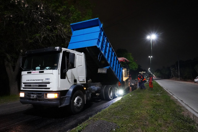 Ensenada: continúa la reparación integral del Camino Vergara