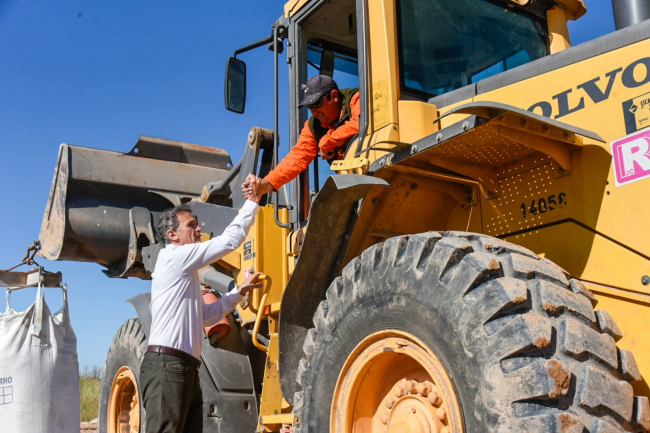 Katopodis recorrió la obra de transformación en Autovía de la RP 41