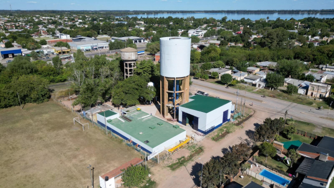 Katopodis recorrió obras hídricas en San Miguel del Monte