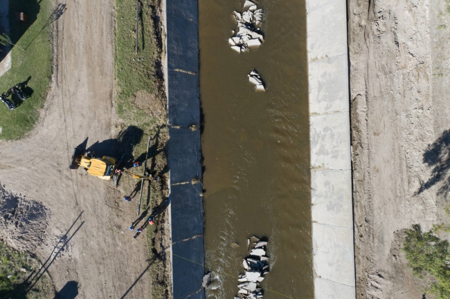 El Ministerio de Infraestructura comenzó con la reconstrucción de Bahía Blanca