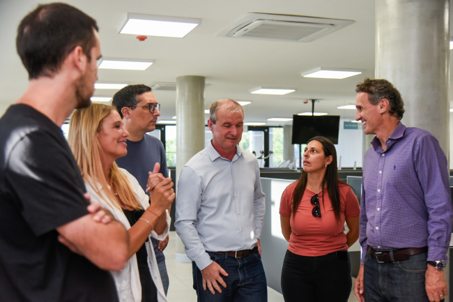 Katopodis recorrió obras hídricas en San Miguel del Monte