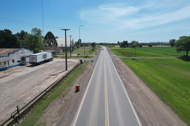 Avanza la repavimentación de la Ruta Provincial 191