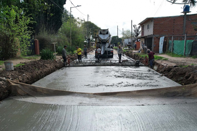 Avanzan las obras de Vialidad