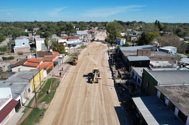 Avanzan las obras de Vialidad
