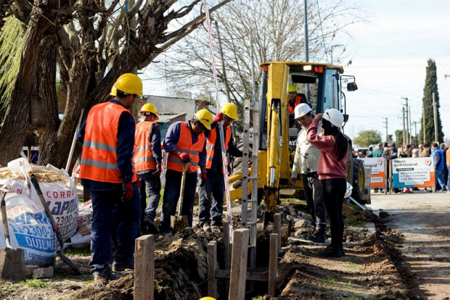 Avanzan las obras de infraestructura