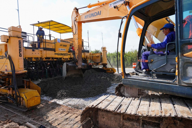 Florencio Varela: continúan las obras viales en la Ruta Provincial 53