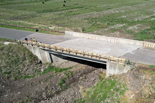 Avanza la obra de repavimentación de la Ruta Nº 76