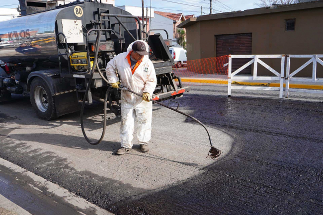 Hurlingham: avanzan los trabajos en la Ruta Provincial 4