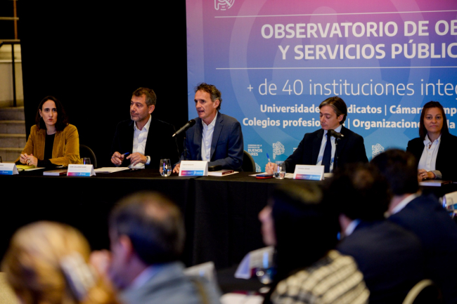 Se realizó la primera reunión del Observatorio de Obras y Servicios Públicos