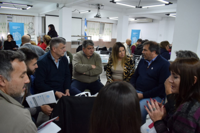 Tras la apertura se realizaron talleres de debate