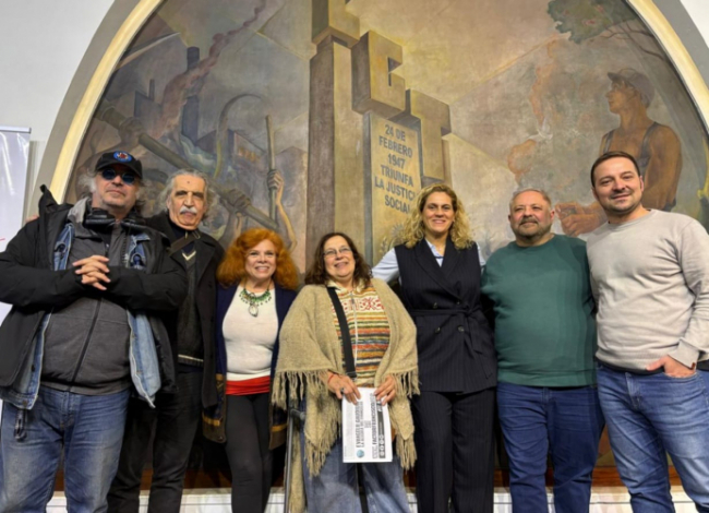 La actividad en la sede de la CGT estuvo organizada