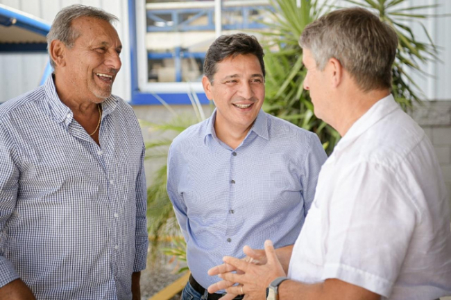 Marinucci junto al Subsecretario Contreras.