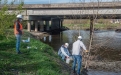 Trabajos de Monitoreo hídrico y de sedimentos en el Río Luján