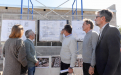 Katopodis y Larroque recorrieron obras en el Complejo de Villa Nueva Esperanza