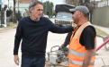 Katopodis recorrió obras hidráulicas en Lomas de Zamora