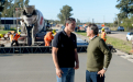 Katopodis recorrió obras viales en Brandsen