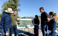 Katopodis recorrió obras viales en Brandsen