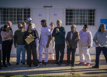 Javier Rodríguez puso en marcha el Frigorífico Municipal en Huanguelén