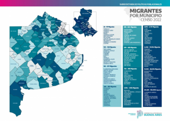 Mapa personas migrantes PBA