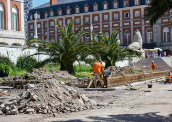 Durante el verano las obras en la Rambla de Mar del Plata no se detienen