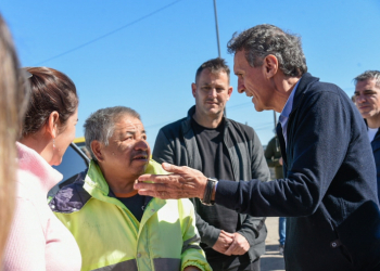 Katopodis recorrió obras viales en Moreno
