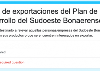 Mesa de exportaciones del Plan de Desarrollo del Sudoeste Bonaerense