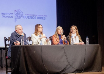Alvarez Rodríguez y Saintout presentaron el Festival Internacional de Cine de la Provincia