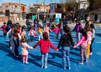 Actividades culturales en barrios populares de la Provincia