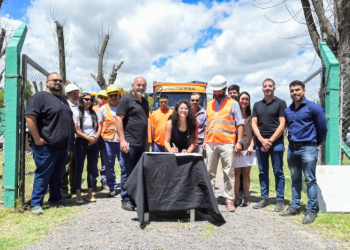 Ensenada: nuevas obras de cloacas, estación de bombeo y espacios polideportivos