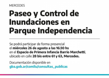 Llamado a Consulta Pública para obras en Mercedes