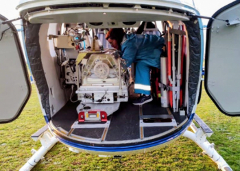 Vuelo sanitario en helicoptero