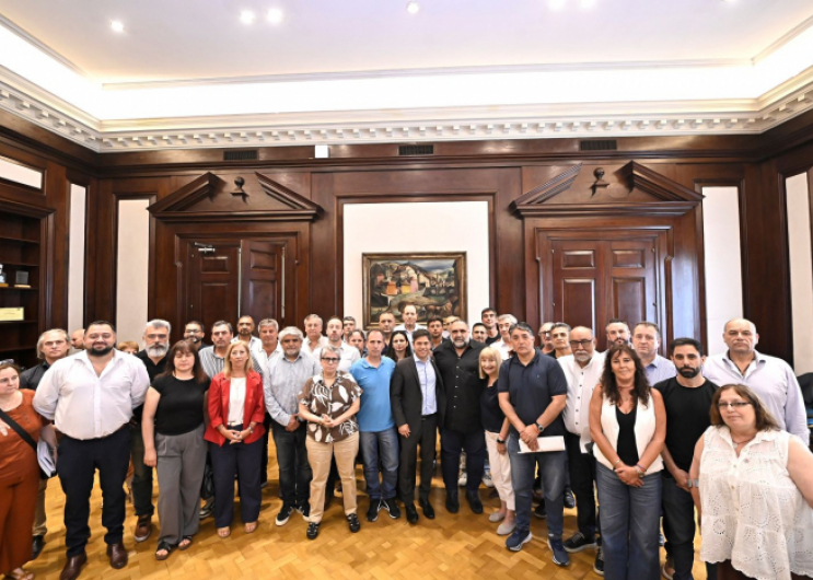 Fue en el Salón de Acuerdos de la Casa de Gobierno.