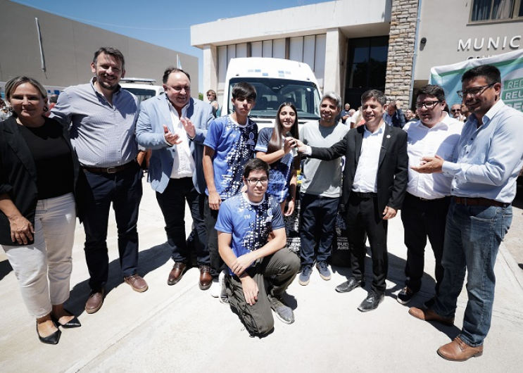 Kicillof entregó vehículos adquiridos a través de Provincia Leasing