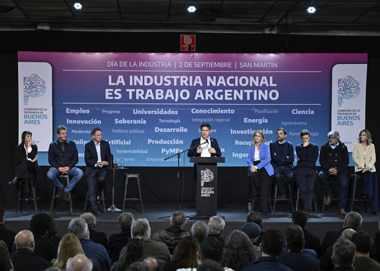 Kicillof: “Hay un futuro mejor para la provincia y el país: es con producción y con industria”