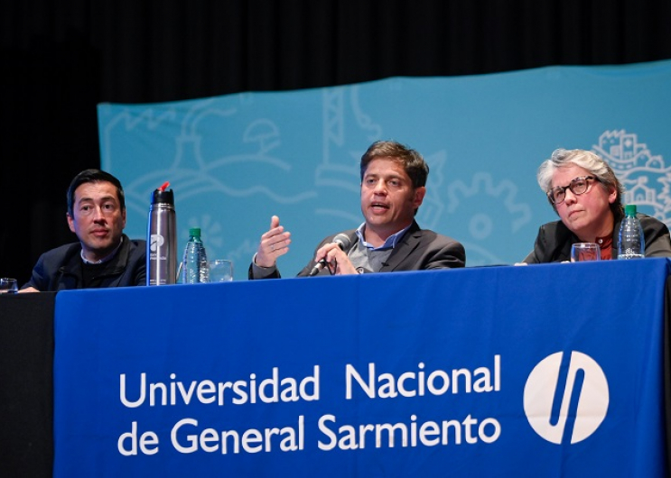 Kicillof: "La universidad pública y gratuita es condición necesaria para el desarrollo con inclusión"