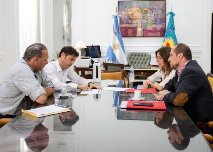 El gobernador Axel Kicillof encabezó un encuentro con la ministra de Seguridad nacional, Sabina Frederic, y su par bonaerense, S