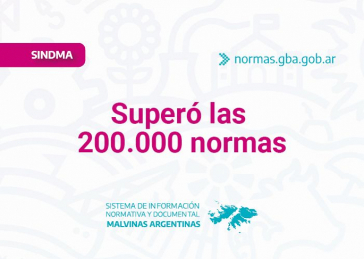 El SINDMA superó las 200 mil normas publicadas